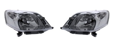 Фара лампа перед fiat fiorino qubo 07- kpl фото №1