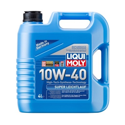 HUILE SILNIKOWY LIQUI MOLY SUPER LEICHTLAUF 4 L 10W-40 - milautoparts.fr