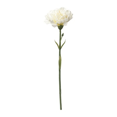 IKEA sztuczne kwiaty SMYCKA goździk biały 30cm