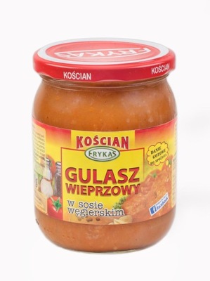 Frykas Gulasz wieprzowy w sosie węgierskim 500g