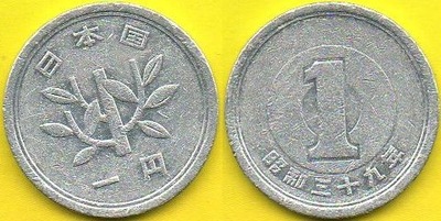 Japonia 1 Yen 1964 r.
