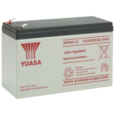Akumulator Yuasa NPW45-12 12V 8.5Ah AGM do UPS + ładowarka