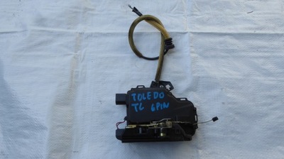 Замок дверь задняя левый seat toledo ii leon i 6 pinów фото №1