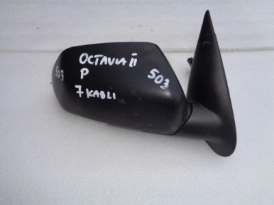 Дзеркало праве skoda octavia ii 7 кабелі фото №1