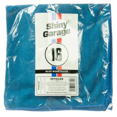 SHINY GARAGE Blue Work Cloth 40x40cm 300gsm mf