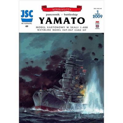JSC-049 - Japoński superpancernik YAMATO 1:400