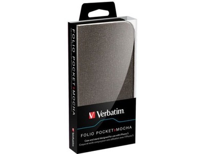 ETUI Verbatim Folio Pocket FLIP iPhone 5 5s SE