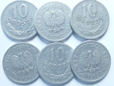 Moneta 10 gr 1962 r