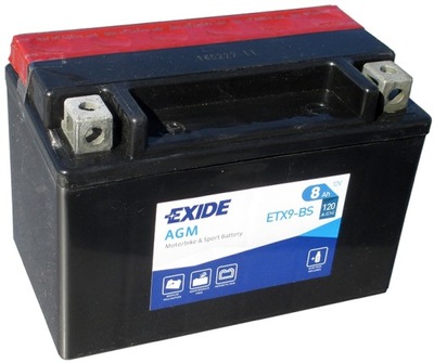 AKUMULATOR EXIDE ETX9-BS YTX9-BS 12V 8AH