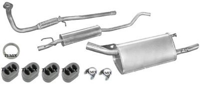 TUBE SILENCER CENTRAL END OPEL CORSA B 1.5 D - milautoparts-fr.ukrlive.com