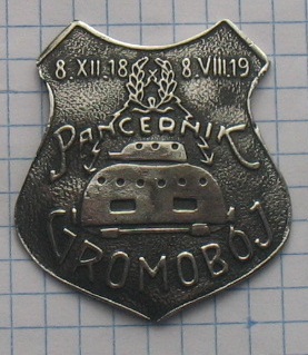 odznaka Pociąg Pancerny Legiony Pancernik Gromobój
