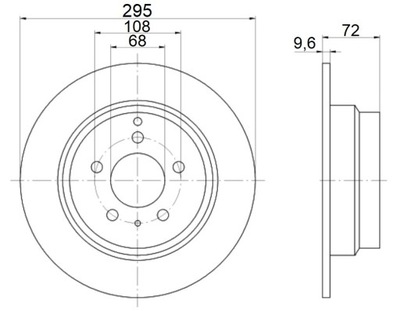 DISQUES MIKODA 2417 VOLVO S70 96R- ARRIÈRE 295MM . - milautoparts-fr.ukrlive.com