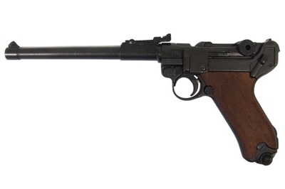 Pistolet P08 Luger Artyleryjski Long Replika DENIX