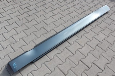 E65 przed lift молдинг порог правая titangrau фото №1