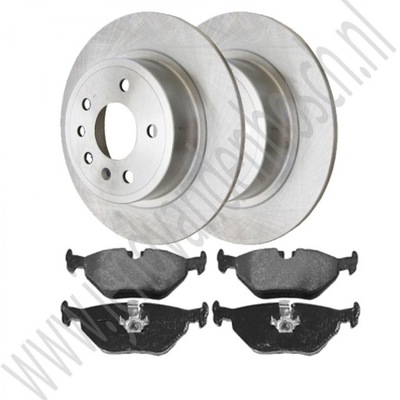 SAAB 95 9-5 1999-2010 DISCS BRAKE PADS REAR - milautoparts-fr.ukrlive.com