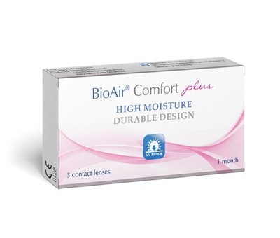 Soczewki kontaktowe Bioair Comfort PLUS 3 szt.