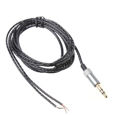 Przewód kabel DIY do słuchawek recabling naprawa 1.25m