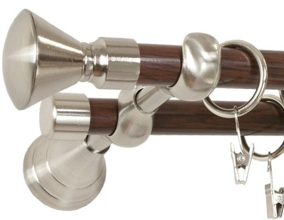 KARNISZ 120 cm PODWÓJNY 1,2 OPTIMA karnisze fi 19