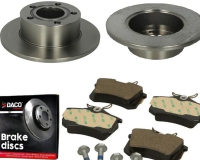 DISCS PADS REAR REAR VW PASSAT B5 FACELIFT B6 1996-10 - milautoparts-fr.ukrlive.com