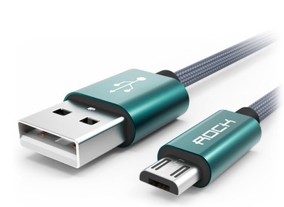 Kabel ROCK Micro USB Ładowarka NOKIA SAMSUNG SONY