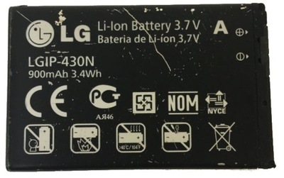 BATERIA LG LGIP-430N GS390 GW300 A133 C300 T320