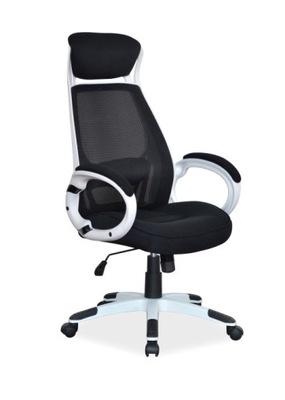 Fotel biurowy krzesło obrotowe Q-409 czarne- 140kg