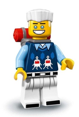 LEGO MINIFIGURES SERIA NINJAGO MOVIE FIGURKA ZANE 71019 10
