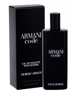 Giorgio Armani Code BLACK woda toaletowa 15 ml