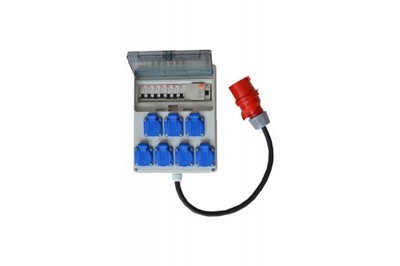 Rozdzielnia elektryczna 230V różnicówka przewód