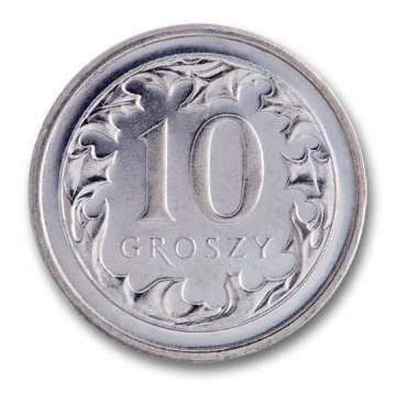 10 groszy 2015 rok - mennicze z woreczka