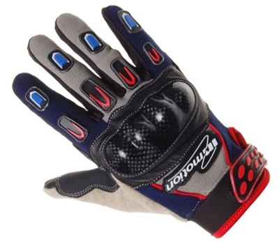 RĘKAWICE MOTOCYKLOWE KEWLAROWE CROSS ENDURO M