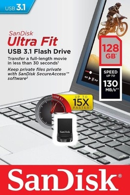 Sandisk Cruzer Ultra FIT 128GB USB 3.1