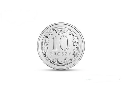 10 groszy 2019 rok - mennicze z woreczka