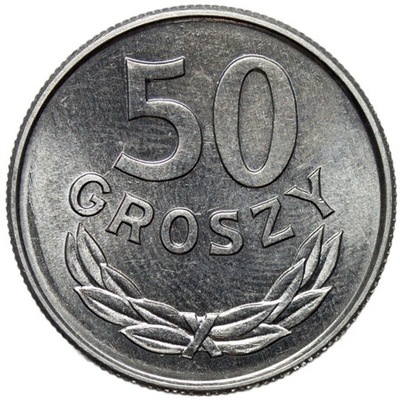 50 groszy (1977) - mennicza