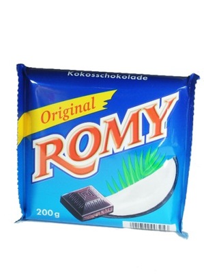 CZEKOLADA Kokosowa ROMY Oryginal z wiórkami kokosa