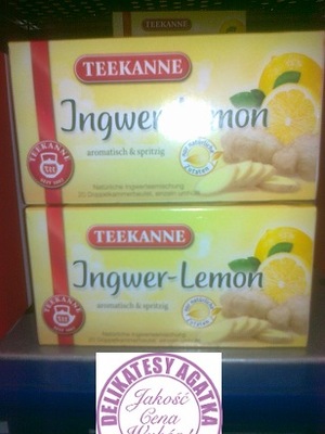 HERBATA TEEKANNE Z NIEMIEC IMBIR CYTRYNA lemon