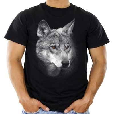 Koszulka z wilkiem wilk t-shirt wolf XL HQ