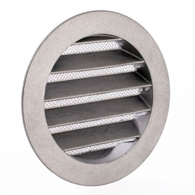 KRATKA WENTYLACYJNA OKRĄGŁA Z SIATKĄ METAL 125 mm