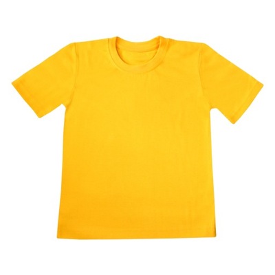 Gładka żółta koszulka t-shirt *104* Gracja