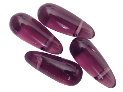 Koraliki JABLONEX łezka 12x5mm 10szt Jł10f10