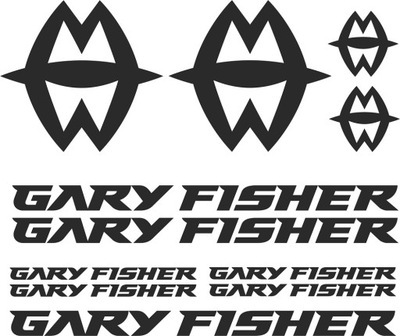 Naklejka zastępcza GARY FISHER na rower NAKLEJKI