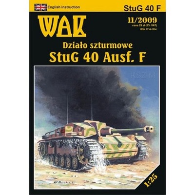 WAK 11/09 Działo szturmowe StuG 40 Ausf. F 1:25