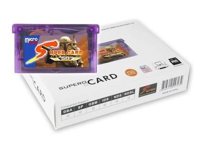 SUPER CARD SUPERCARD MICRO SD NAGRYWARKA DO GBA DS