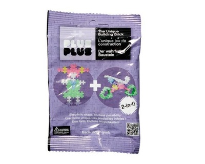 Klocki plus-plus mini Pastel 35 szt saszetka fiol