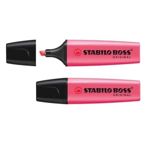 ФЛУОРЕСЦЕНТНЫЙ хайлайтер 2-5мм РОЗОВЫЙ Stabilo x5