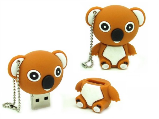 USB-ПЕРЕДНИК 16 ГБ МЕДВЕДЬ КОАЛА БУРЫЙ МЕДВЕДЬ + БРЕЛОК ДЛЯ БРЕЛОКОВ