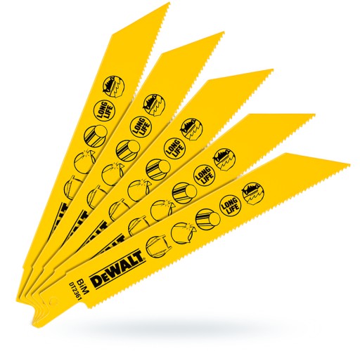 Пильные полотна по металлу DeWalt DT2361 152 5 шт. S922BF