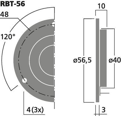 Ленточная колонка RBT-56 IMG STAGE LINE новая