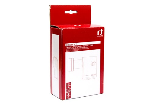 KONWERTER LNB QUAD INVERTO RED EXTEND HDTV DVB-S2
