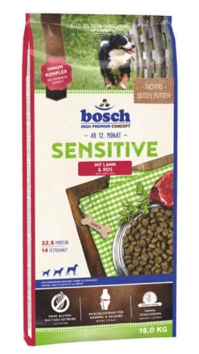 BOSCH SENSITIVE LAMB RICE LAMB RICE 15КГ